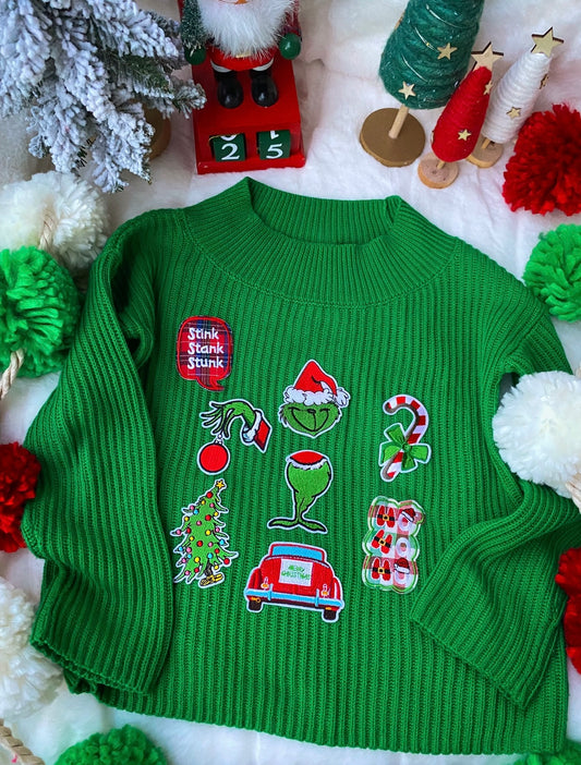 Grinch Green Sweater