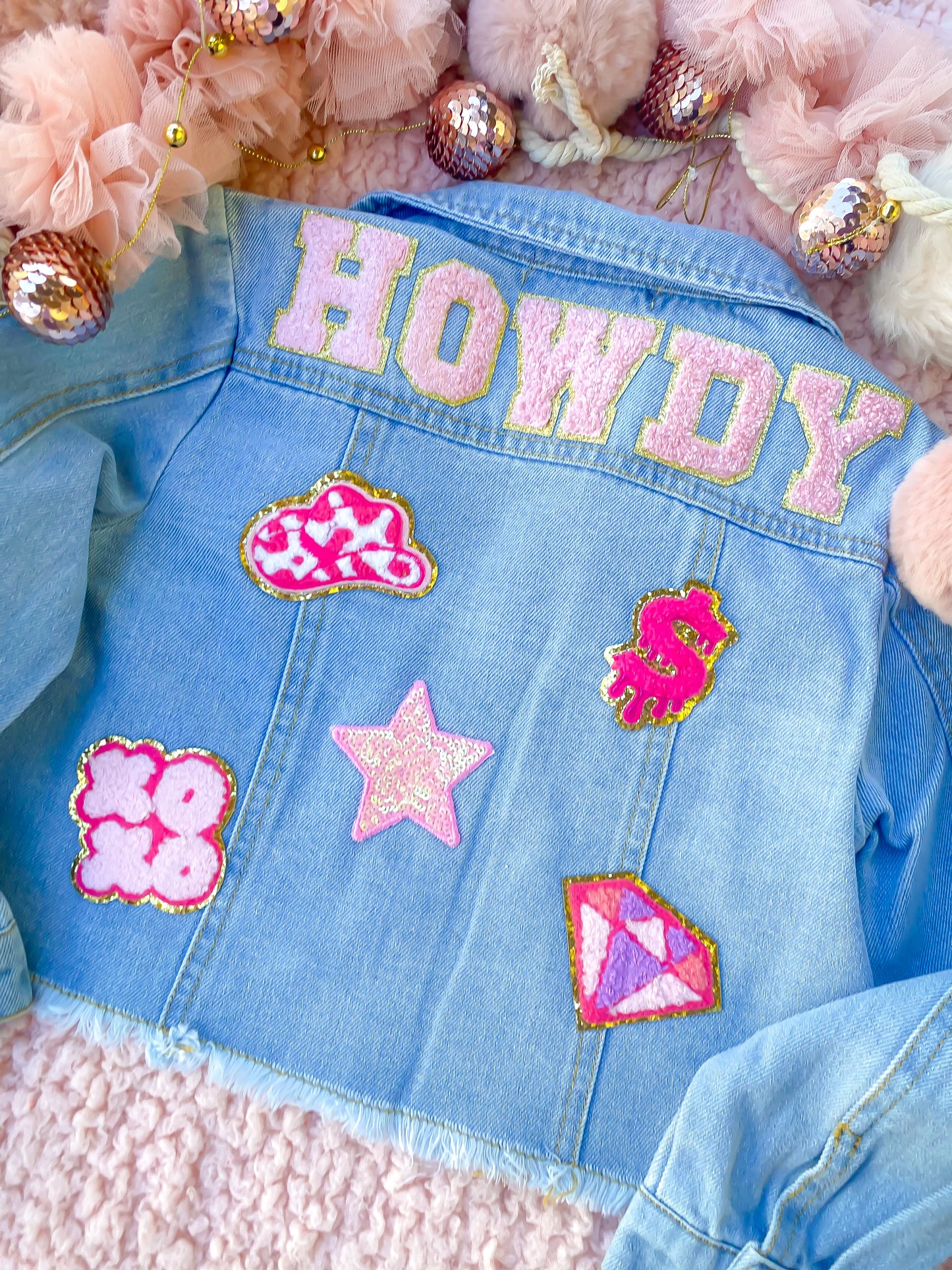 Howdy Nashville Denim Patch Jacket