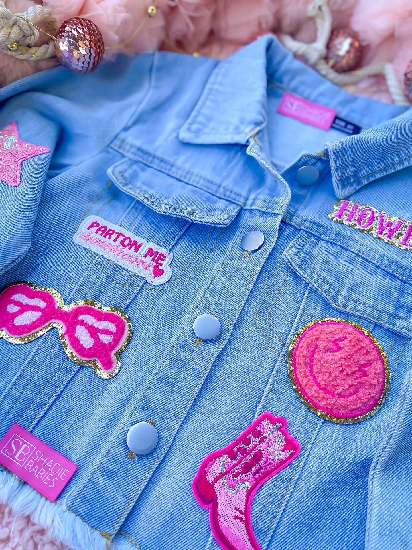 Howdy Nashville Denim Patch Jacket